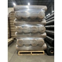 100% Biodegradable Jute Erosion Control Cloth Pallet - 4' x 225' - 28 Roll Per Pallet